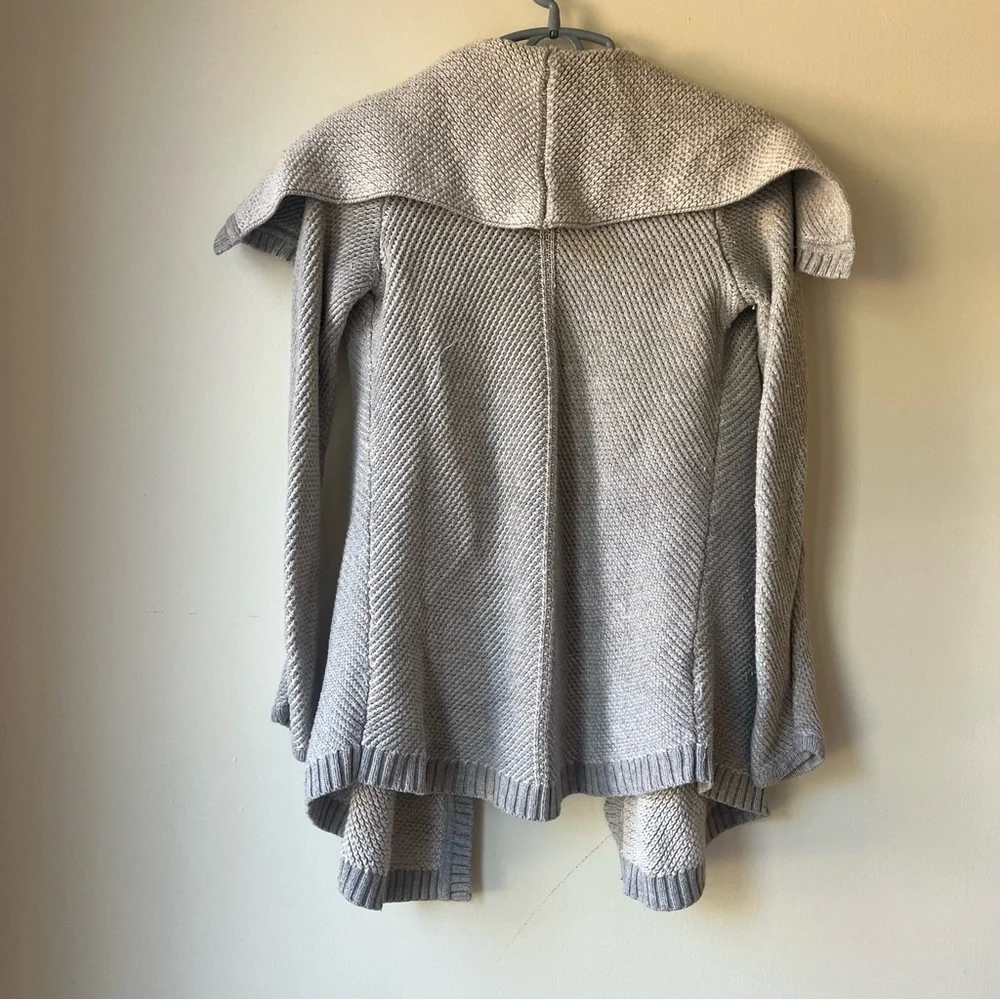 Ann Taylor Open Front Waterfall Cardigan Wool Blend Small - fits extra small - Picture 6 of 6